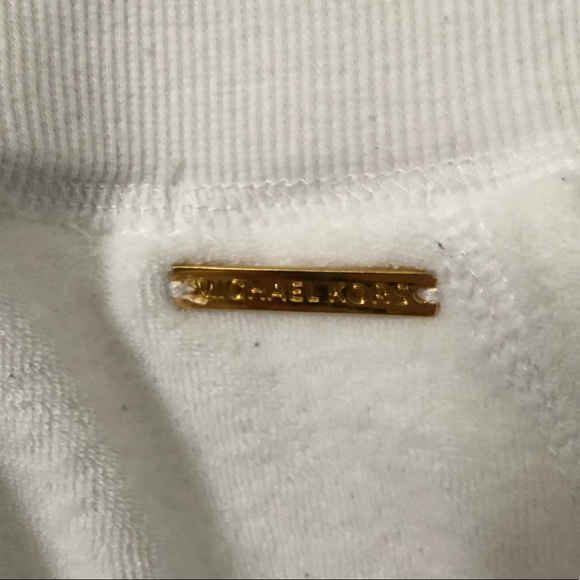 Michael Kors White Terry Cloth Shorts 3" - Picture 6 of 6